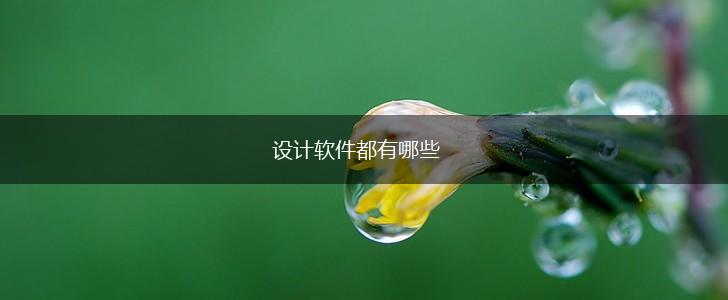 设计软件都有哪些,第1张