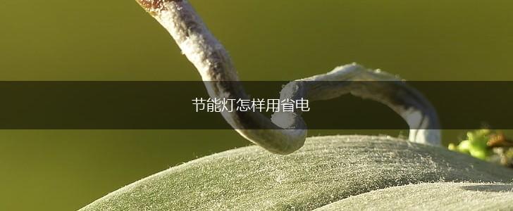 节能灯怎样用省电,第1张