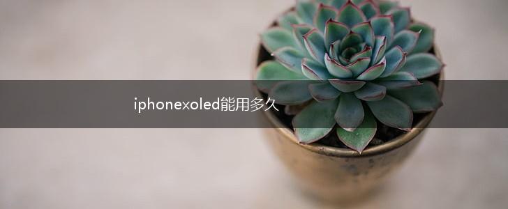 iphonexoled能用多久,第1张