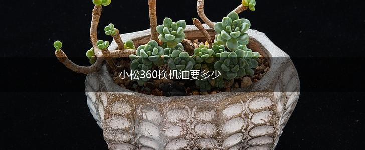 小松360换机油要多少,第1张
