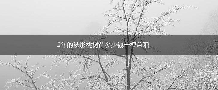 2年的秋彤桃树苗多少钱一棵益阳,第1张