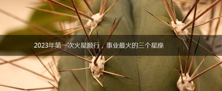 2023年第一次火星顺行，事业最火的三个星座,第1张
