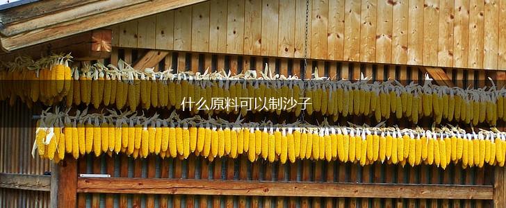 什么原料可以制沙子,第1张