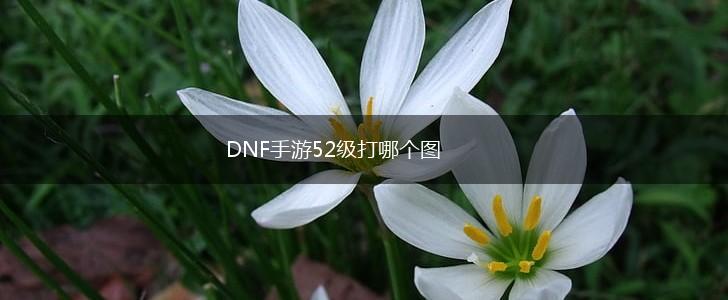 DNF手游52级打哪个图,第1张