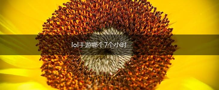 lol手游哪个7个小时,第1张