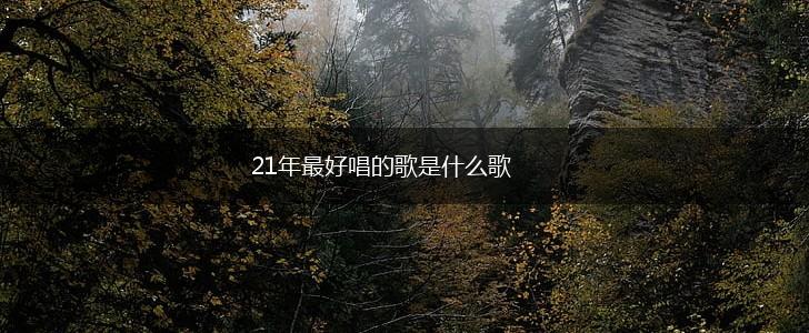 21年最好唱的歌是什么歌,第1张