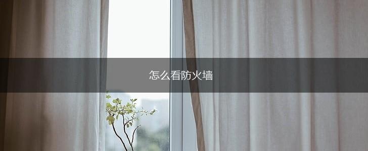 怎么看防火墙,第1张