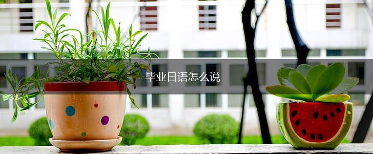 毕业日语怎么说,第1张