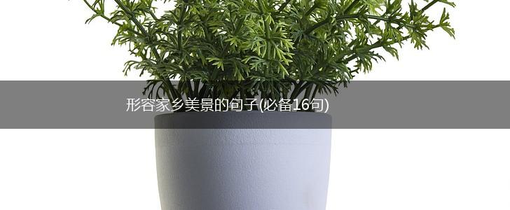 形容家乡美景的句子(必备16句),第1张