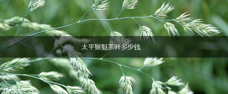 太平猴魁茶叶多少钱,第1张
