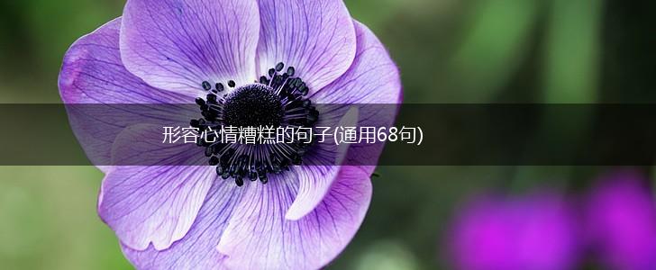 形容心情糟糕的句子(通用68句),第1张