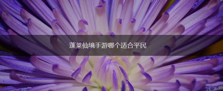 蓬莱仙境手游哪个适合平民,第1张