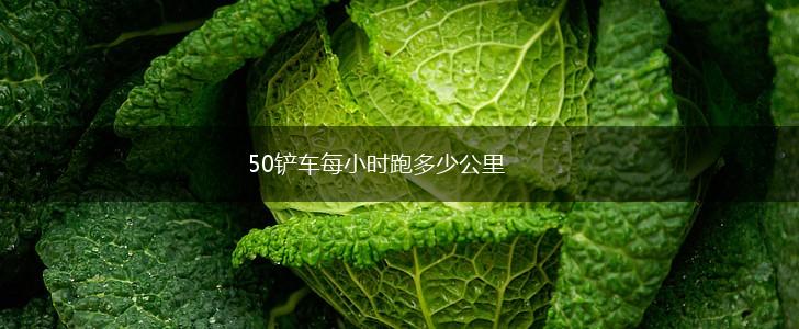 50铲车每小时跑多少公里,第1张