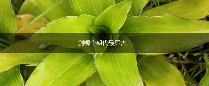 剑哪个朝代最厉害,第1张
