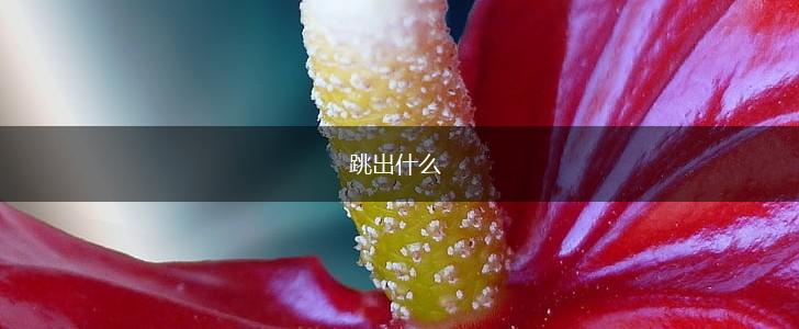 跳出什么,第1张