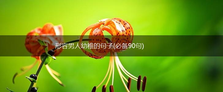 形容男人幼稚的句子(必备90句),第1张