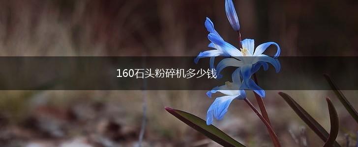 160石头粉碎机多少钱,第1张