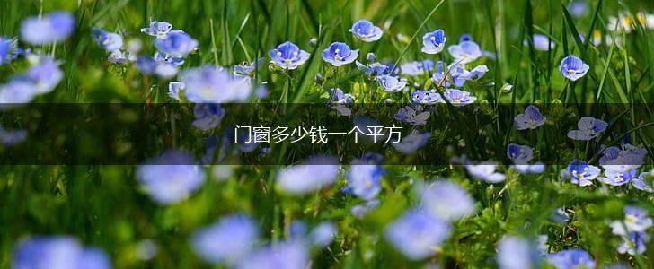 门窗多少钱一个平方,第1张