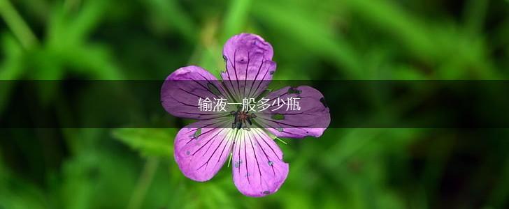 输液一般多少瓶,第1张