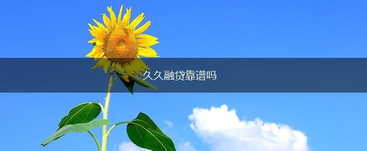 久久融贷靠谱吗,第1张