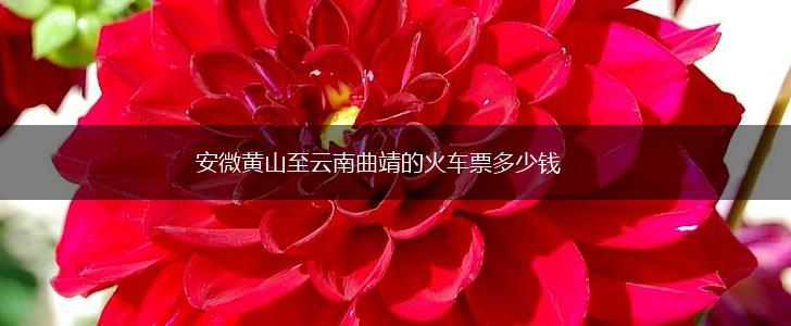 安微黄山至云南曲靖的火车票多少钱,第1张