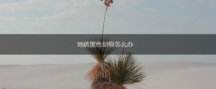 地砖黑色划痕怎么办,第1张