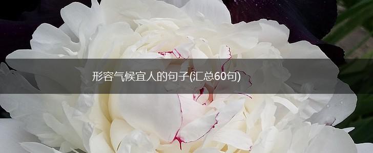 形容气候宜人的句子(汇总60句),第1张