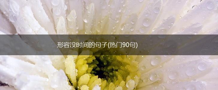 形容没时间的句子(热门90句),第1张