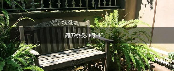 简历模板如何制作,第1张