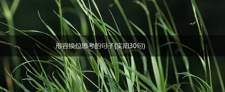 形容换位思考的句子(实用30句),第1张