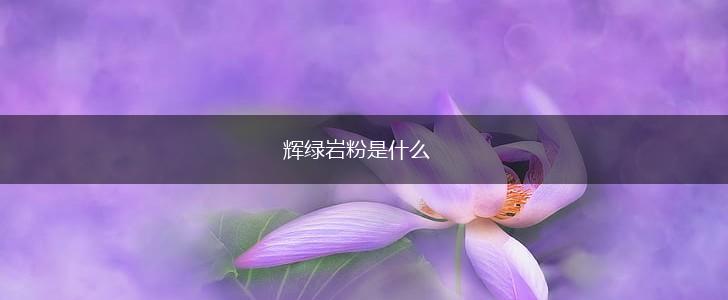 辉绿岩粉是什么,第1张