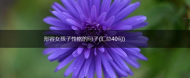 形容女孩子性格的句子(汇总40句),第1张