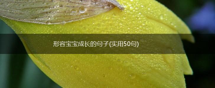 形容宝宝成长的句子(实用50句),第1张