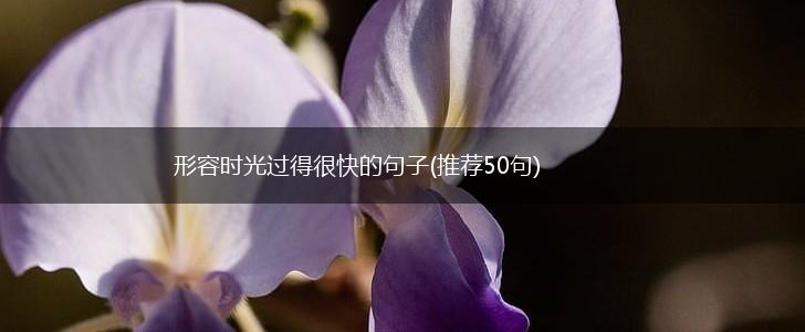形容时光过得很快的句子(推荐50句),第1张