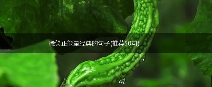 微笑正能量经典的句子(推荐50句),第1张