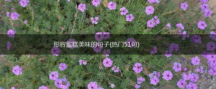 形容蛋糕美味的句子(热门51句),第1张