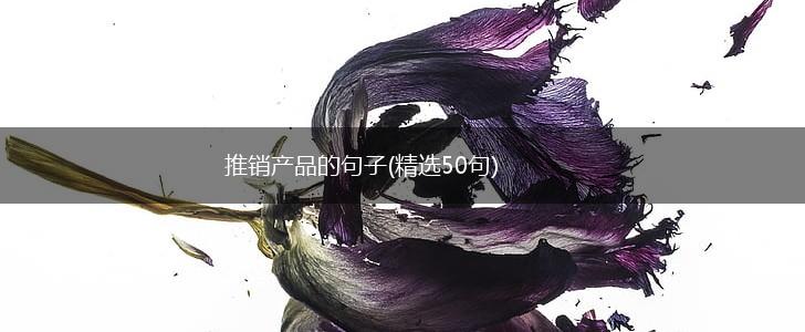 推销产品的句子(精选50句),第1张