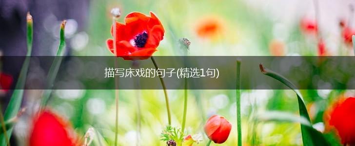 描写床戏的句子(精选1句),第1张