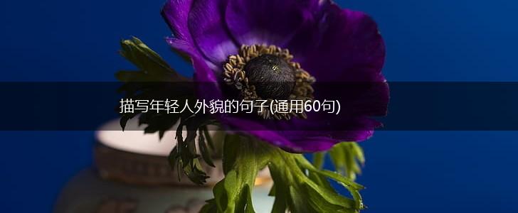 描写年轻人外貌的句子(通用60句),第1张