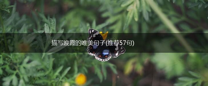 描写晚霞的唯美句子(推荐57句),第1张
