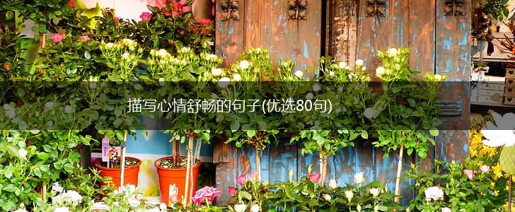 描写心情舒畅的句子(优选80句),第1张