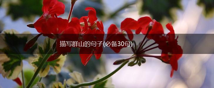 描写群山的句子(必备30句),第1张