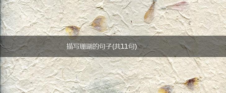 描写珊瑚的句子(共11句),第1张