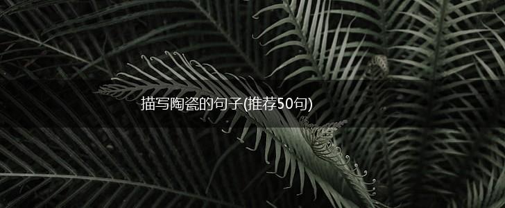 描写陶瓷的句子(推荐50句),第1张