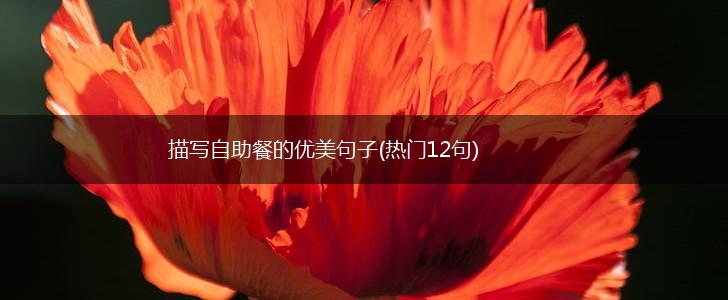 描写自助餐的优美句子(热门12句),第1张