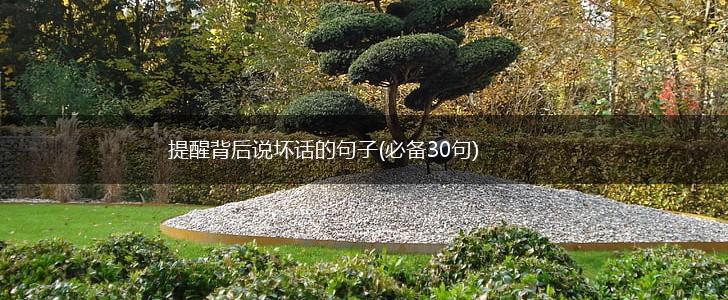 提醒背后说坏话的句子(必备30句),第1张
