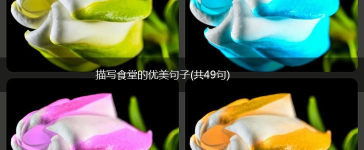 描写食堂的优美句子(共49句),第1张