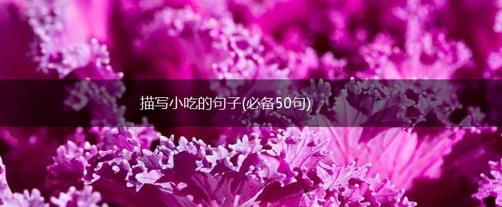 描写小吃的句子(必备50句),第1张
