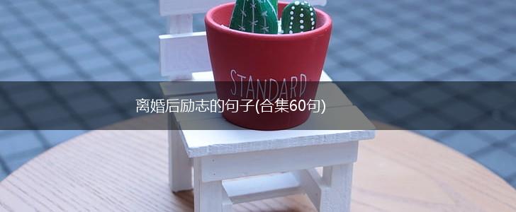 离婚后励志的句子(合集60句),第1张