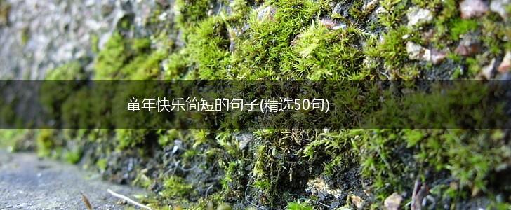 童年快乐简短的句子(精选50句),第1张